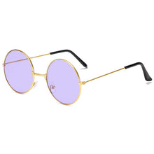 Load image into Gallery viewer, KUJUNY john lennon glasses Retro Round Prince Sunglasses Vintage Circle Male Female Reflective circle Sun Glasses oculos de sol