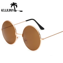 Load image into Gallery viewer, KUJUNY john lennon glasses Retro Round Prince Sunglasses Vintage Circle Male Female Reflective circle Sun Glasses oculos de sol