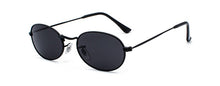 Load image into Gallery viewer, Kachawoo Oval Sunglasses For Men Small Metal Frame Black Red Pink Retro Sun Glasses Women Year Gift