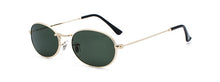 Load image into Gallery viewer, Kachawoo Oval Sunglasses For Men Small Metal Frame Black Red Pink Retro Sun Glasses Women Year Gift