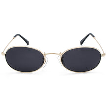 Load image into Gallery viewer, Kachawoo Oval Sunglasses For Men Small Metal Frame Black Red Pink Retro Sun Glasses Women Year Gift