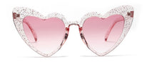 Load image into Gallery viewer, Kachawoo  6pcs Leopard Heart Shaped Sunglasses For Women  2022 Big Sun Glasses Female Eyewear Party
