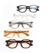Load image into Gallery viewer, Kachawoo acetate square glasses frame men transparent grey optical eyeglasses for women clear lens TR90  Korean
