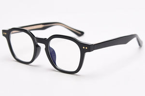 Kachawoo acetate square glasses frame men transparent grey optical eyeglasses for women clear lens TR90  Korean