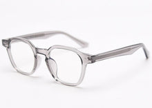 Load image into Gallery viewer, Kachawoo acetate square glasses frame men transparent grey optical eyeglasses for women clear lens TR90  Korean