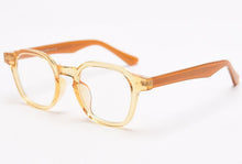 Load image into Gallery viewer, Kachawoo acetate square glasses frame men transparent grey optical eyeglasses for women clear lens TR90  Korean