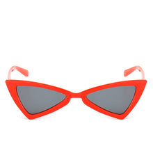 Load image into Gallery viewer, Kachawoo cat eye triangle sunglasses butterfly vintage black leopard red eyeglasses ladies accessories 2023 UV400