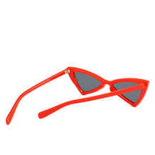 Load image into Gallery viewer, Kachawoo cat eye triangle sunglasses butterfly vintage black leopard red eyeglasses ladies accessories 2023 UV400