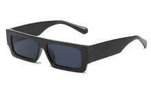 Carica l&#39;immagine nel visualizzatore di Gallery, Occhiali da sole rettangolari leopardati Kachawoo da donna occhiali da vista flat top da uomo quadrati semplici neri bianchi unisex europei 