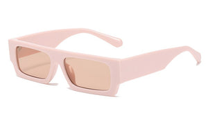 Occhiali da sole rettangolari leopardati Kachawoo da donna occhiali da vista flat top da uomo quadrati semplici neri bianchi unisex europei 