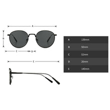 Load image into Gallery viewer, Kachawoo men&#39;s round sunglasses retro metal gold black brown classic sun glasses woman accessories gifts drop ship