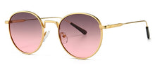 Load image into Gallery viewer, Kachawoo men&#39;s round sunglasses retro metal gold black brown classic sun glasses woman accessories gifts drop ship