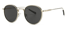 Load image into Gallery viewer, Kachawoo men&#39;s round sunglasses retro metal gold black brown classic sun glasses woman accessories gifts drop ship