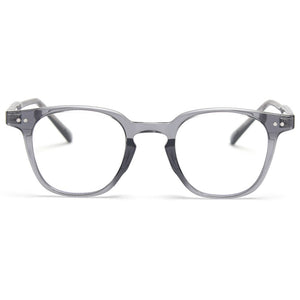 Kachawoo occhiali da vista quadrati da uomo ottici TR90 anti blu luce trasparente grigio nero montatura per occhiali da donna fatti a mano in stile coreano 