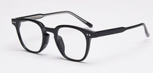 Carica l&#39;immagine nel visualizzatore di Gallery, Kachawoo occhiali da vista quadrati da uomo ottici TR90 anti blu luce trasparente grigio nero montatura per occhiali da donna fatti a mano in stile coreano 
