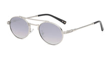 Load image into Gallery viewer, Kachawoo metal retro sunglasses men green blue mirror lens round sun glasses for women European style Summer uv400 seller