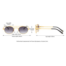 Load image into Gallery viewer, Kachawoo metal retro sunglasses men green blue mirror lens round sun glasses for women European style Summer uv400 seller