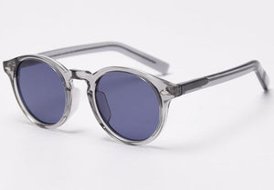 Kachawoo polarized sunglasses for men brown black TR90 round sun glasses women travel shades birthday presents 2023 Korean style