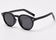 Load image into Gallery viewer, Kachawoo polarized sunglasses for men brown black TR90 round sun glasses women travel shades birthday presents 2023 Korean style