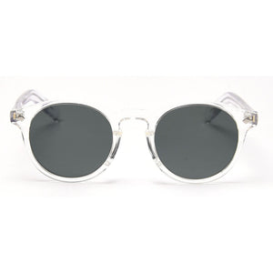 Kachawoo polarized sunglasses for men brown black TR90 round sun glasses women travel shades birthday presents 2023 Korean style