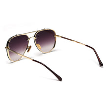 Load image into Gallery viewer, Kachawoo retro sunglasses for men sun glasses metal  driving flat top male accessories drop ship