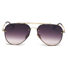 Load image into Gallery viewer, Kachawoo retro sunglasses for men sun glasses metal  driving flat top male accessories drop ship