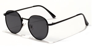 Kachawoo retro sunglasses for men gold black round sun glasses metal frame women sun shade UV400 yellow summer drop ship