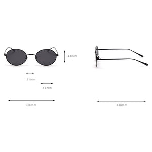 Kachawoo retro sunglasses men polarized black orange round sun glasses for women oval metal hip hop style accessories drop ship