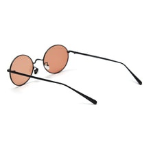 Load image into Gallery viewer, Kachawoo retro sunglasses men polarized black orange round sun glasses for women oval metal hip hop style accessories drop ship