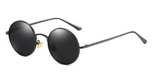 Load image into Gallery viewer, Kachawoo round polarized sunglasses for women metal gold green retro sun glasses man driving full rim style unisex eyewear