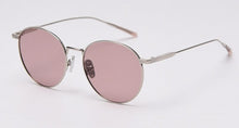 Load image into Gallery viewer, Kachawoo round polarized sunglasses male driving orange black women sun glasses metal gold uv400 summer  drop ship