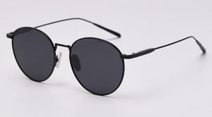 Kachawoo round polarized sunglasses male driving orange black women sun glasses metal gold uv400 summer  drop ship