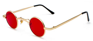 Kachawoo piccoli occhiali da sole rotondi da uomo montatura in metallo rotondi stile retrò piccoli occhiali da sole per accessori donna estate 2023 UV400 