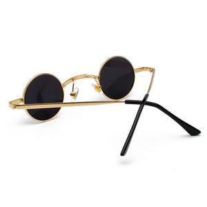 Kachawoo piccoli occhiali da sole rotondi da uomo montatura in metallo rotondi stile retrò piccoli occhiali da sole per accessori donna estate 2023 UV400 