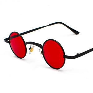 Kachawoo piccoli occhiali da sole rotondi da uomo montatura in metallo rotondi stile retrò piccoli occhiali da sole per accessori donna estate 2023 UV400 
