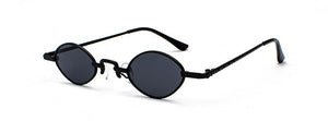 Kachawoo tiny sunglasses men metal frame black red clear lens retro small oval sun glasses women unisex gift items