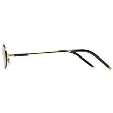 Load image into Gallery viewer, Kachawoo women&#39;s oval sunglasses retro male gold men&#39;s sun glasses blue metal narrow unisex winter gift items round