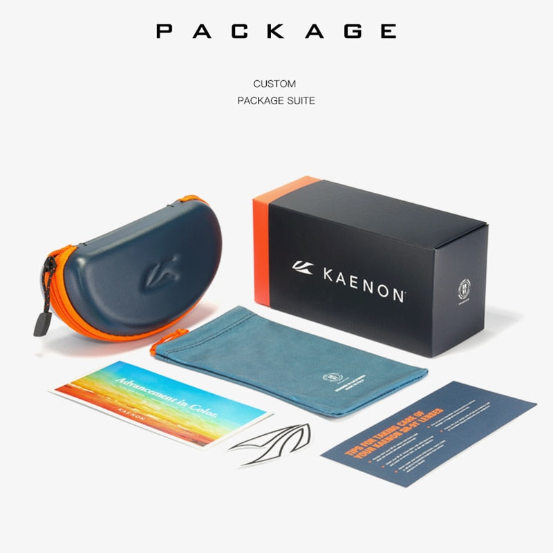 Kaenon Burnet Polarized Sunglasses TR90 frame men Mirrored lens Brand Design Driving Outdoor Sun glasses UV400 Women eyewear