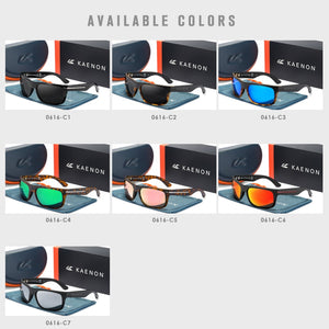 Kaenon Burnet Polarized Sunglasses TR90 frame men Mirrored lens Brand Design Driving Outdoor Sun glasses UV400 Women eyewear