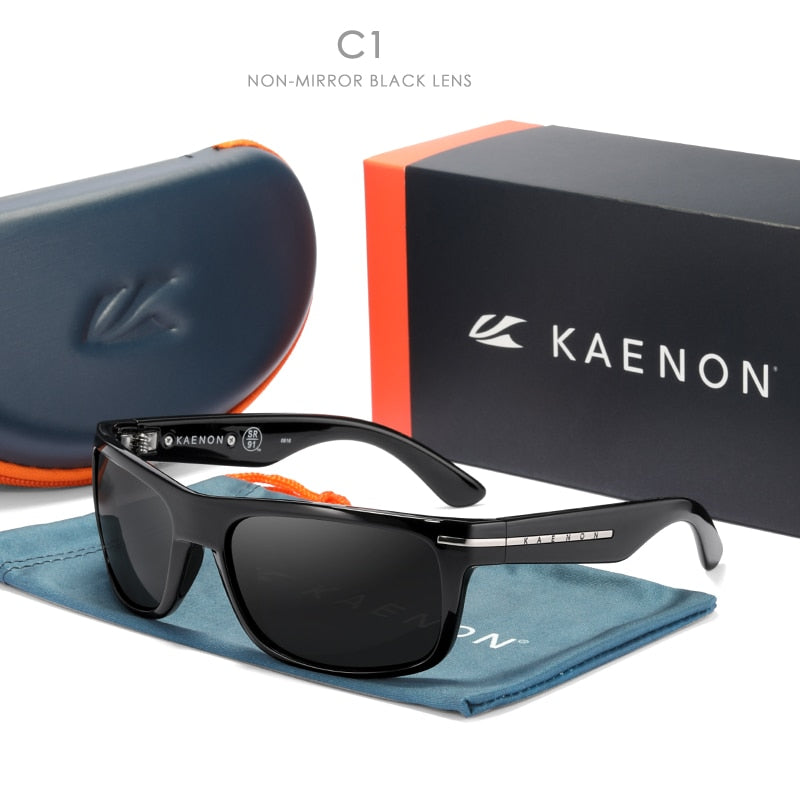 Kaenon Burnet Polarized Sunglasses TR90 frame men Mirrored lens Brand Design Driving Outdoor Sun glasses UV400 Women eyewear