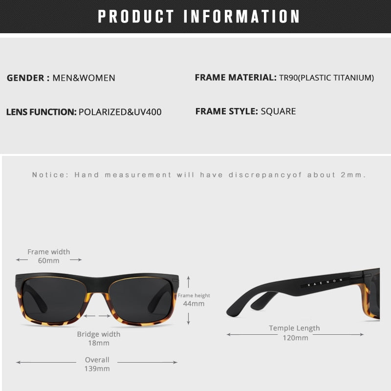 Kaenon Burnet Polarized Sunglasses TR90 frame men Mirrored lens Brand Design Driving Outdoor Sun glasses UV400 Women eyewear