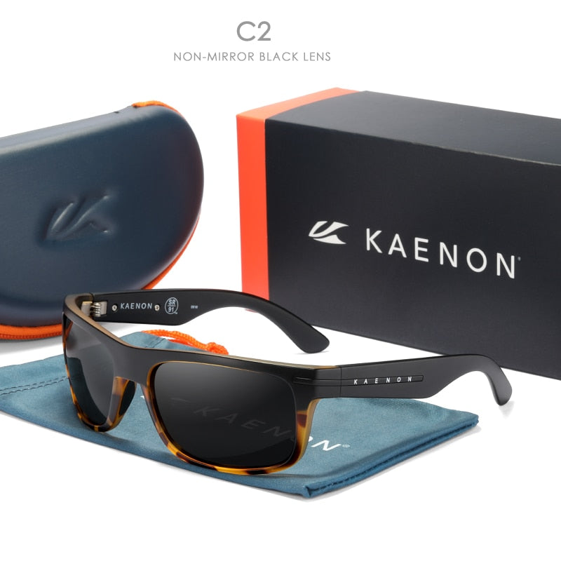 Kaenon Burnet Polarized Sunglasses TR90 frame men Mirrored lens Brand Design Driving Outdoor Sun glasses UV400 Women eyewear