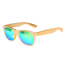 Load image into Gallery viewer, Kaleidoscope Glasses Rave Men Round Festival Sunglasses Women Party Psychedelic Prism Diffracted Lens EDM Sunglasses Female
