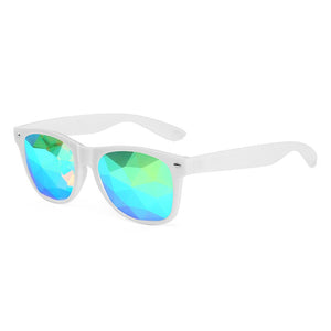 Kaleidoscope Glasses Rave Men Round Festival Sunglasses Women Party Psychedelic Prism Diffracted Lens EDM Sunglasses Female