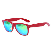 Load image into Gallery viewer, Kaleidoscope Glasses Rave Men Round Festival Sunglasses Women Party Psychedelic Prism Diffracted Lens EDM Sunglasses Female