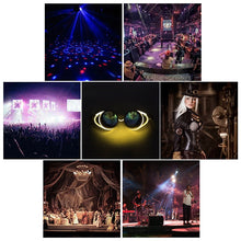 Load image into Gallery viewer, Kaleidoscope Rave Rainbow Crystal Lenses Steampunk Goggles EDM Festival Rave Party Cosplay Punk Vintage Glass Eyewear