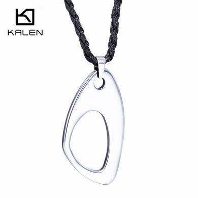 Good Quality Tungsten Steel Pendant Necklace Design Unique Fashion Pendant Classic Simple Pendant Necklace For Men