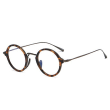 Load image into Gallery viewer, Kame ManNen Small Face Retro Trend Can Be Equipped With 000 Anti-Blue Light Myopia Pure Titanium Spectacle Frame