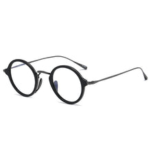 Load image into Gallery viewer, Kame ManNen Small Face Retro Trend Can Be Equipped With 000 Anti-Blue Light Myopia Pure Titanium Spectacle Frame