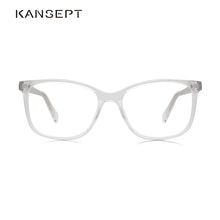 Carica l&#39;immagine nel visualizzatore di Gallery, Kansept Women Crystal Eyeglasses Frame  Transparent Myopia Optical Acetate Glasses Frame High Quality Unisex Eyewear
